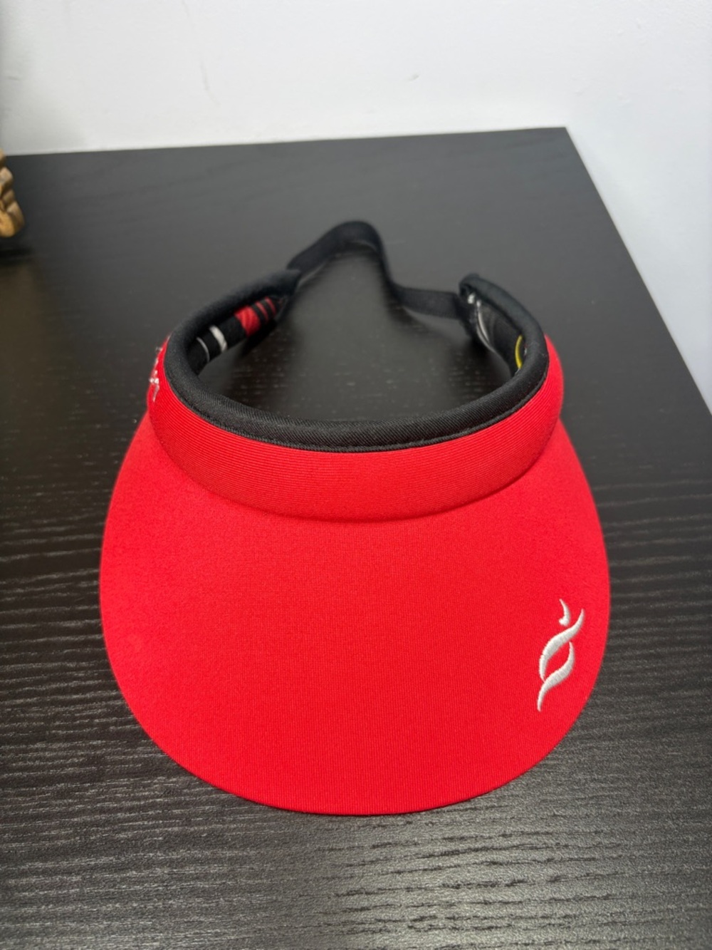 Lopez Red Visor with Black Trim